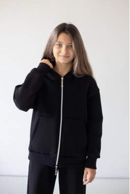 Зіп-худі oversize з капюшоном для дівчат-підлітків